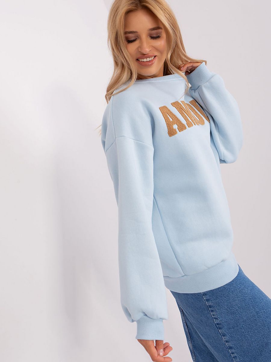 Amour Sweatshirt - Pastel Blue