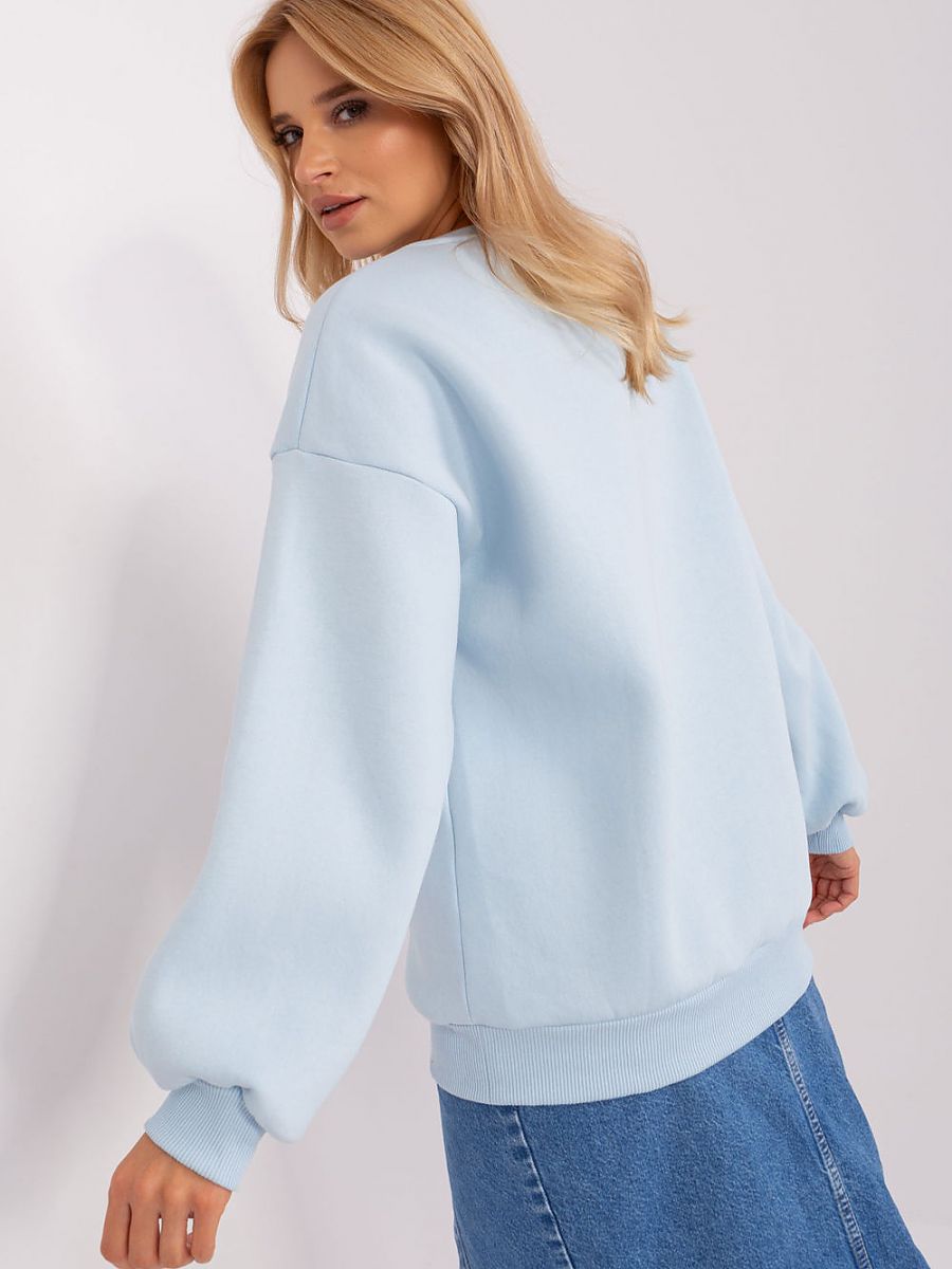 Amour Sweatshirt - Pastel Blue