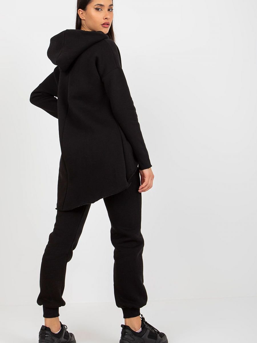 Jolie Oversized Hoodie Set - Black