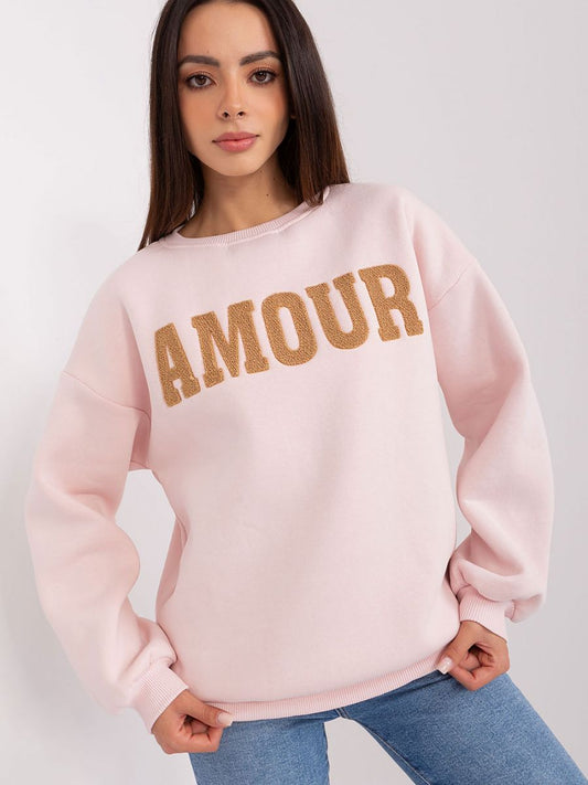 Amour Sweatshirt - Pastel Pink